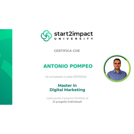 Master start2impact Antonio Pompeo